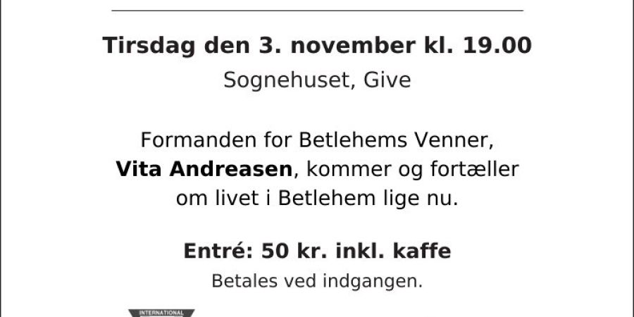MØD BETLEHEMS VENNER 