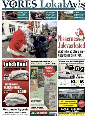 Vores LokalAvis uge 51, 2025 – hold dig opdateret med spændende lokale nyheder fra Give og omegn!