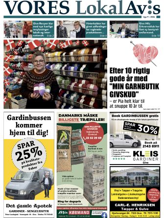 Vores LokalAvis uge 9, 2026 – hold dig opdateret med spændende lokale nyheder fra Give og omegn!