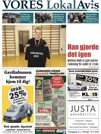Vores LokalAvis uge 11, 2025 – hold dig opdateret med spændende lokale nyheder fra Give og omegn!