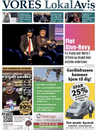 Vores LokalAvis uge 12, 2026 – hold dig opdateret med spændende lokale nyheder fra Give og omegn!