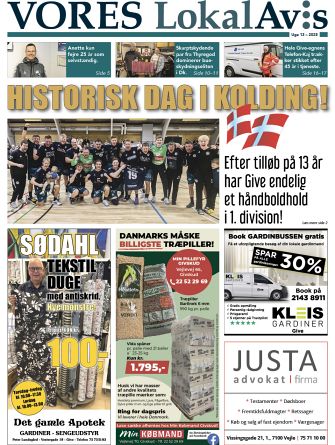 Vores LokalAvis uge 13, 2025 – hold dig opdateret med spændende lokale nyheder fra Give og omegn!