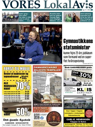 Vores LokalAvis uge 13, 2026 – hold dig opdateret med spændende lokale nyheder fra Give og omegn!