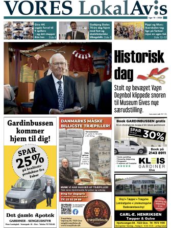 Vores LokalAvis uge 15, 2026 – hold dig opdateret med spændende lokale nyheder fra Give og omegn!
