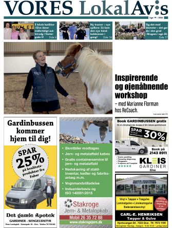 Vores LokalAvis uge 19, 2026 – hold dig opdateret med spændende lokale nyheder fra Give og omegn!