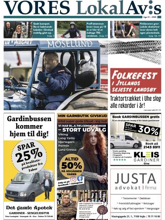 Vores LokalAvis uge 21, 2025 – hold dig opdateret med spændende lokale nyheder fra Give og omegn!