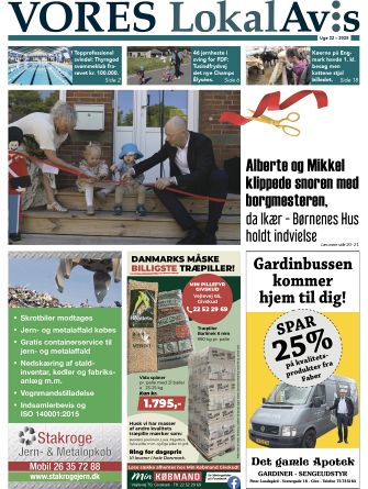 Vores LokalAvis uge 22, 2025 – hold dig opdateret med spændende lokale nyheder fra Give og omegn!