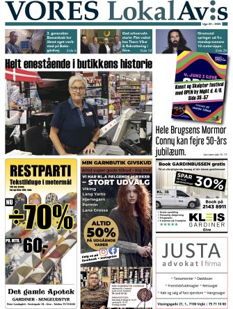 Vores LokalAvis uge 23, 2025 – hold dig opdateret med spændende lokale nyheder fra Give og omegn!