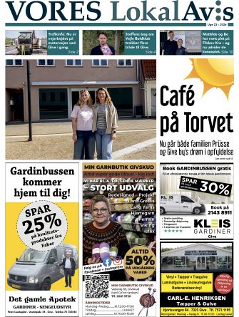 Vores LokalAvis uge 23, 2026 – hold dig opdateret med spændende lokale nyheder fra Give og omegn!