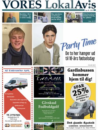 Vores LokalAvis uge 38, 2023