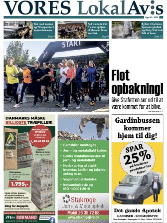 Vores LokalAvis uge 38, 2025 – hold dig opdateret med spændende lokale nyheder fra Give og omegn!