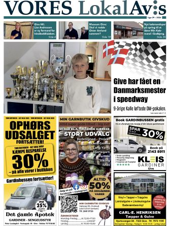 Vores LokalAvis uge 39, 2026 – hold dig opdateret med spændende lokale nyheder fra Give og omegn!