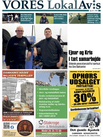 Vores LokalAvis uge 40, 2026 – hold dig opdateret med spændende lokale nyheder fra Give og omegn!