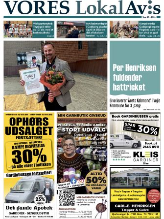 Vores LokalAvis uge 41, 2026 – hold dig opdateret med spændende lokale nyheder fra Give og omegn!
