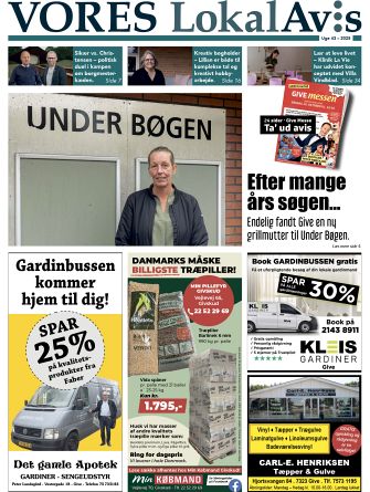Vores LokalAvis uge 43, 2025 – hold dig opdateret med spændende lokale nyheder fra Give og omegn!