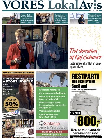 Vores LokalAvis uge 44, 2025 – hold dig opdateret med spændende lokale nyheder fra Give og omegn!