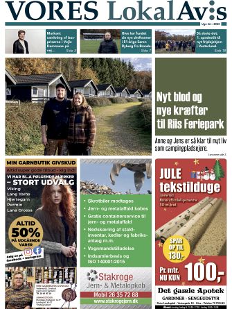 Vores LokalAvis uge 46, 2025 – hold dig opdateret med spændende lokale nyheder fra Give og omegn!