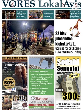 Vores LokalAvis uge 50, 2025 – hold dig opdateret med spændende lokale nyheder fra Give og omegn!